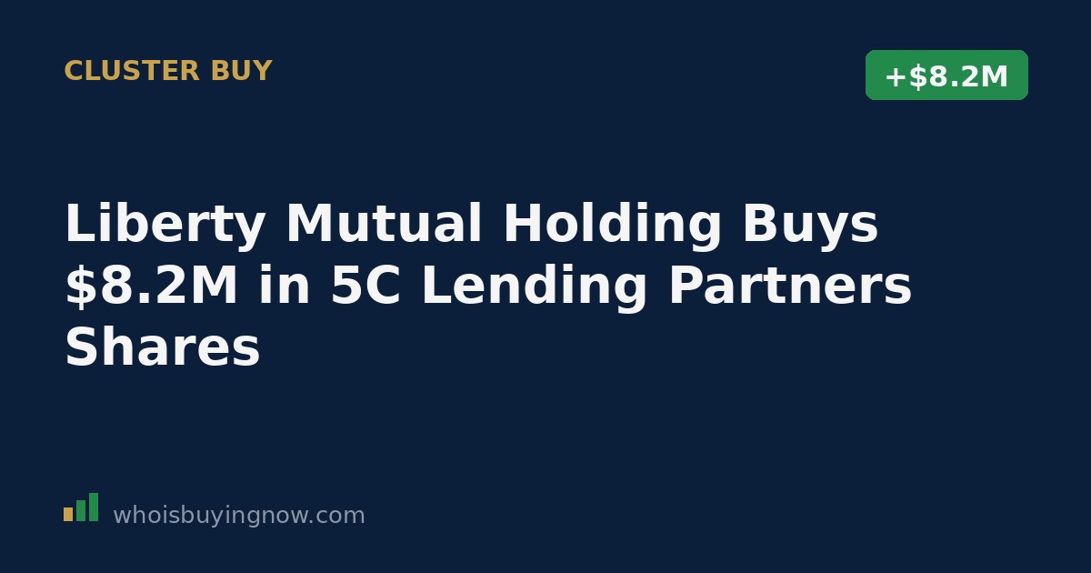 Chart showing insider stock purchase pattern for 5C Lending Partners Corp with two open-market buys in July 2026