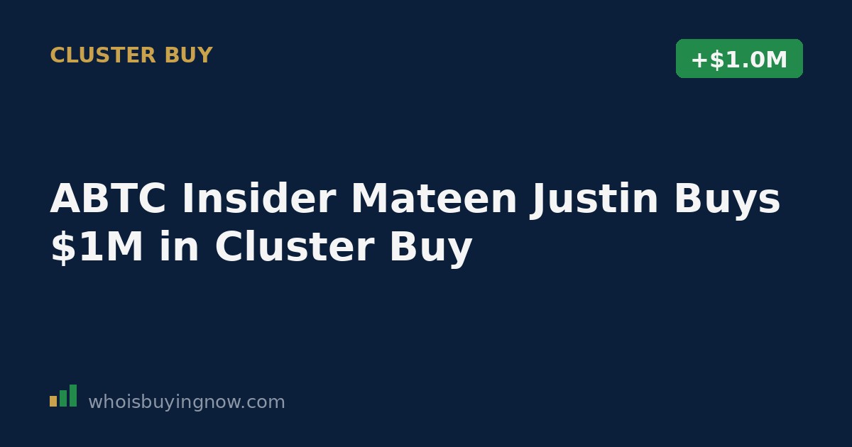 SEC Form 4 filing document showing insider stock purchase details for American Bitcoin Corp