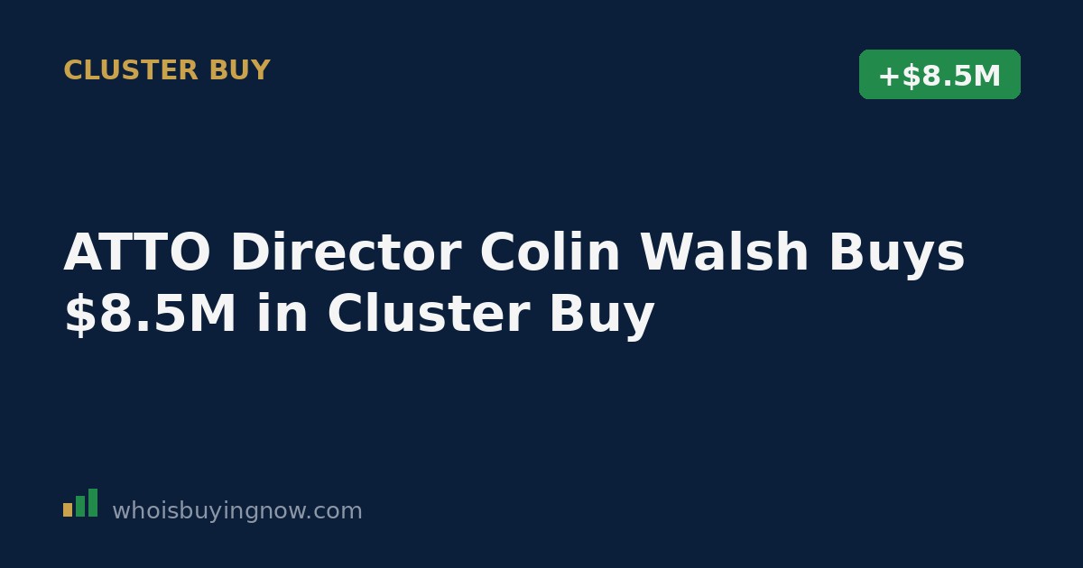 SEC Form 4 filing showing Colin Walsh's insider stock purchase at Attovia Therapeutics