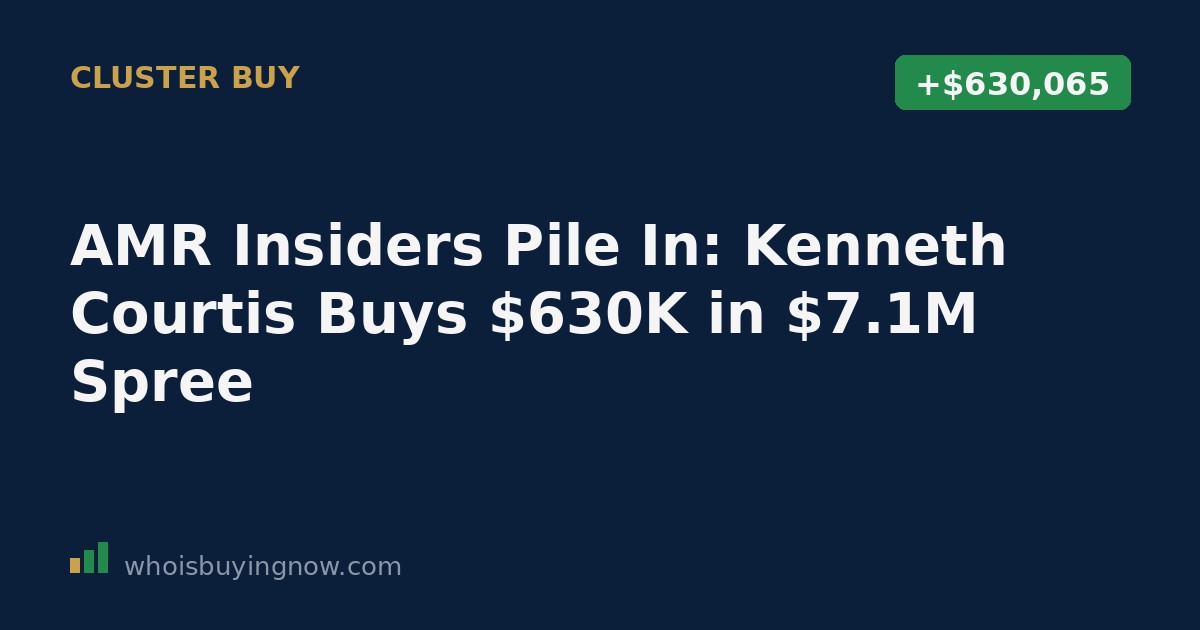 SEC Form 4 filing document showing insider stock purchase details for Alpha Metallurgical Resources