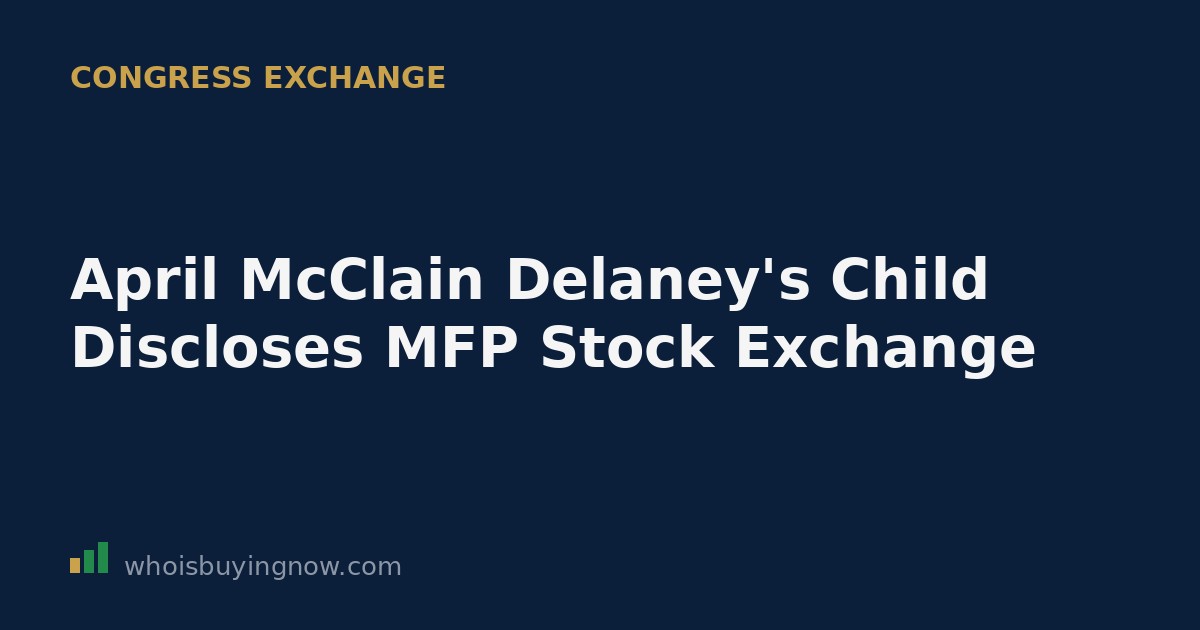 Stock disclosure document showing a spinoff transaction in Midera Food Processing (MFP) shares