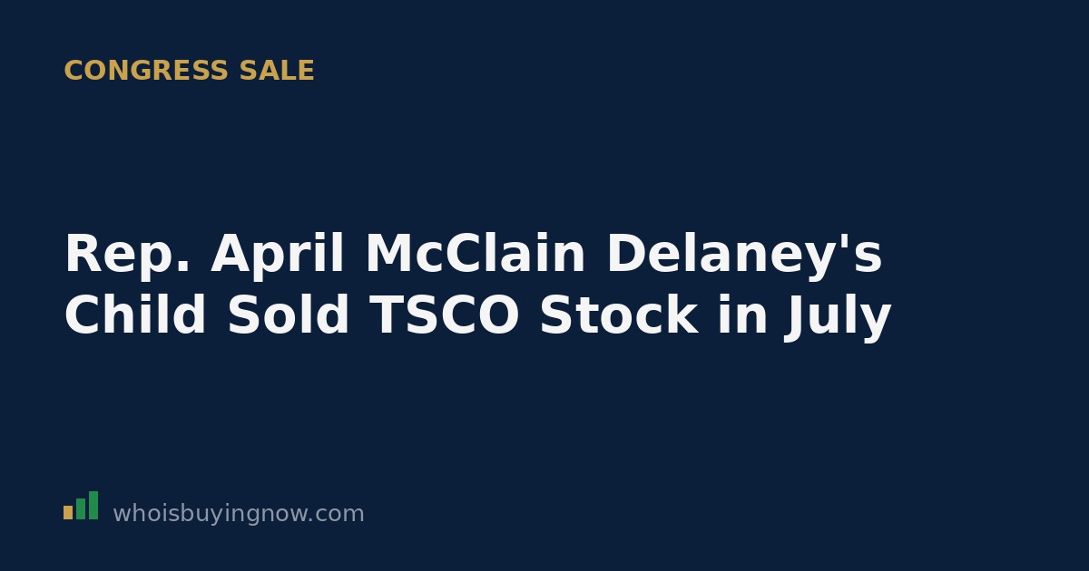 Illustration of a stock disclosure document alongside the Tractor Supply Company (TSCO) logo and a rising stock chart