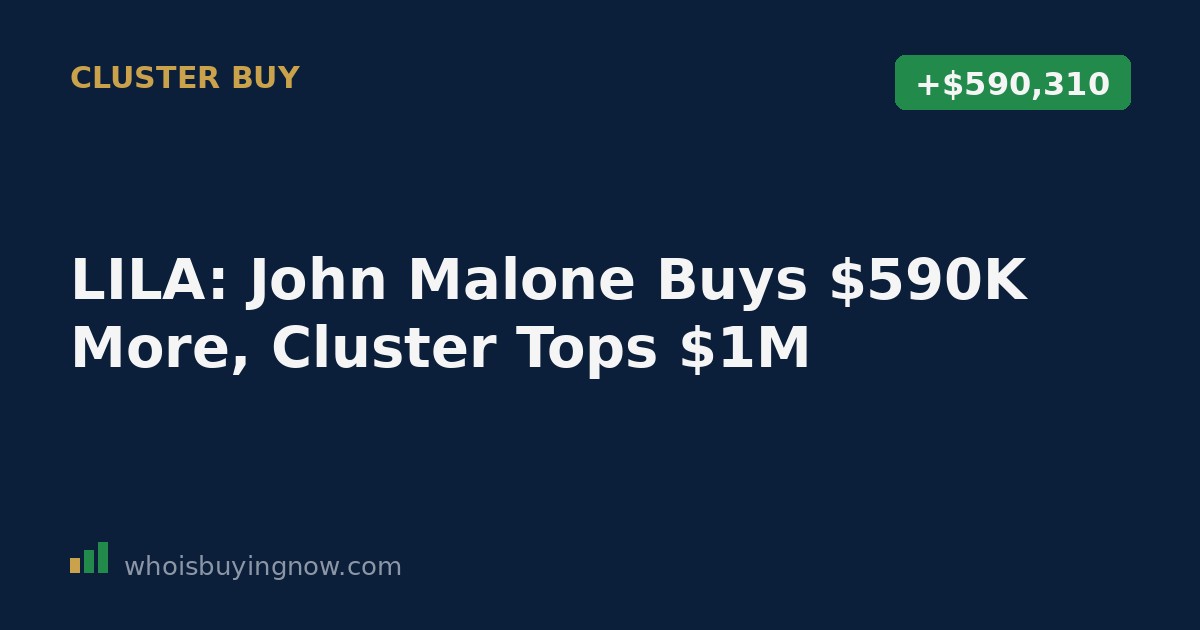 SEC Form 4 filing document showing John Malone's insider stock purchase in Liberty Latin America (LILA)