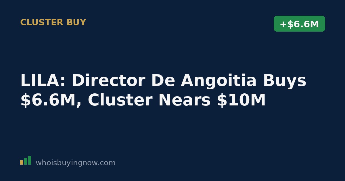 SEC Form 4 filing details for Liberty Latin America director Alfonso de Angoitia's share purchase